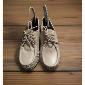 SAS Siesta Comfort Handsewn Shoes Bone Color Women’s Sz 7.5 Narrow Nursing Shoes